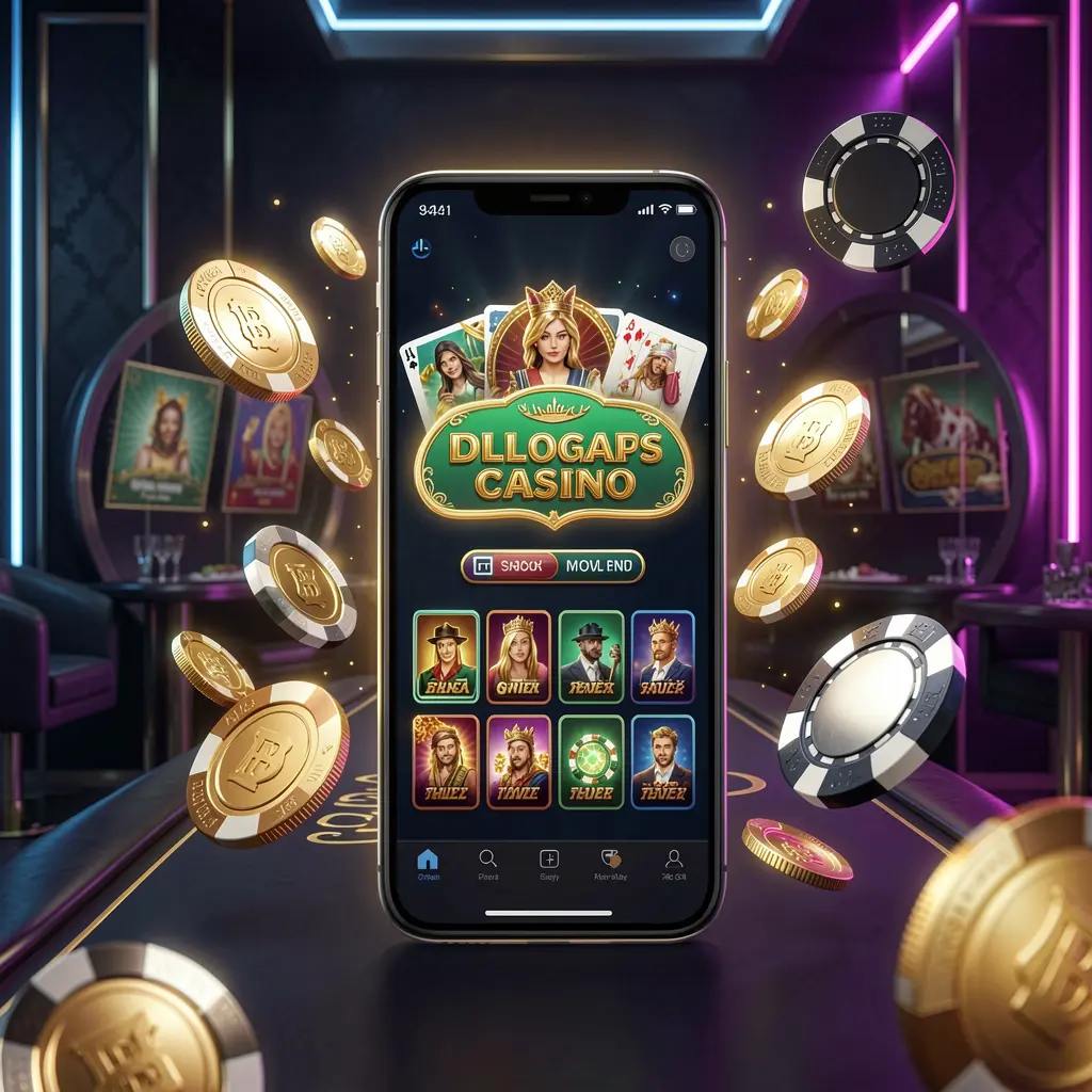 Modern smartphone displaying PGY7777 online casino mobile app interface with glowing casino elements, golden coins and poker chips flying around against a dark luxury background with neon accents Modern smartphone displaying PGY7777 online casino mobile app interface with glowing casino elements, golden coins and poker chips flying around against a dark luxury background with neon accents